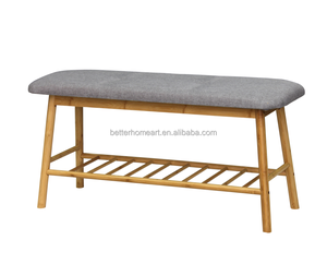 Organizador de Sapatos de Bambu com Design Moderno, Estofado, Independente, Dispositivo de Troca para Móveis de Casa e Sala de Estar - Product Image 3