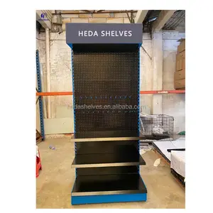 Customized Metal Pegboard Hardware Selling Store And Hand Tool Power Tools Equipment Depot Exhibition Tool Metal Display Rack