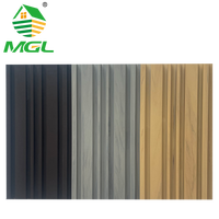 Nouveau produit Panneaux muraux écologiques ASA, installation facile, panneaux décoratifs imperméables pour la décoration des écoles et des hôtels, texture bois