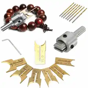 16 pz lama a sfera in metallo duro lavorazione del legno fresa strumento di stampaggio perline Router Bit trapani Bit Set 14-25mm punte punte Set 16 pz C