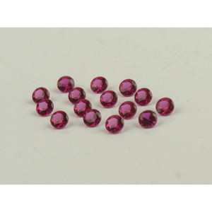 Pierre précieuse de rubis de laboratoire de 7 mm 1,6 Ct de coupe ronde brillante naturelle pour bijoux - Product Image 1