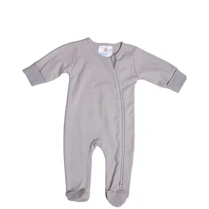 Custom Bamboe Slaapzak Verwijderbare Baby Slaapzakken Voor Peuter Ademende Katoenen Rits Nachtkleding