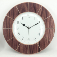 Horloge murale décorative en plastique marbré 3D de luxe moderne, personnalisable avec un MOQ faible, pour la décoration de la maison