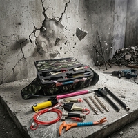 Kit d'outils de sauvetage hydraulique combiné, cisaille-casseur portable, écarteur, pompe manuelle pour la lutte contre les incendies et les interventions d'urgence