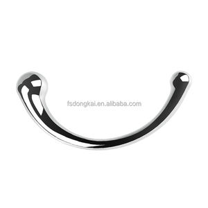 Dongkai عصا شعبية من الفولاذ المقاوم للصدأ والبروستاتا الشرجية ، مدلك سبائك الزنك المصقول ، دسار صلب مزدوج النهاية دسار كبير - Product Image 3