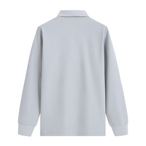 <span class=keywords><strong>Polo</strong></span> da Uomo di Alta Qualità 210g, Manica Lunga, Casual, Sportivo, Tinta Unita, Stile <span class=keywords><strong>Basic</strong></span> - Product Image 4