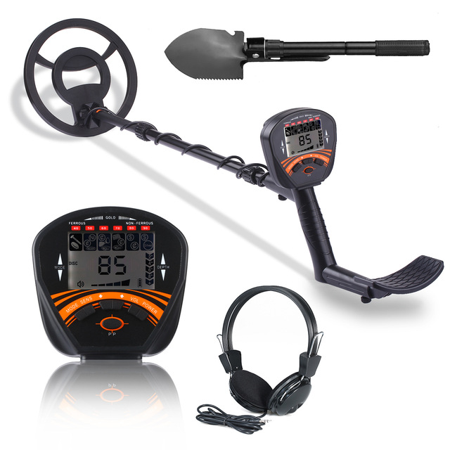 Underground Metal Detector Detecting Gold Silver Copper Detector MD-810 with Headphone Shovel