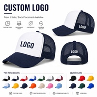 Gorra Trucker de Espuma con Logotipo Personalizado, Malla Trasera, Gorra de Béisbol Promocional para Impresión y Bordado, Gorra en Blanco Unisex, OEM, Venta al Por Mayor