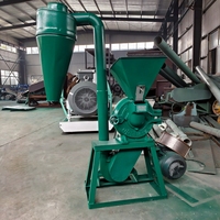 Machine à moudre le riz, les haricots, le maïs, le blé, à moteur à essence / Petite meuleuse à farine électrique pour usage domestique