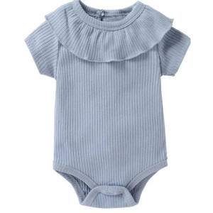 Body de <span class=keywords><strong>Verano</strong></span> de Manga Corta para Bebé al por Mayor, OEM ODM, Estampado, 100% Algodón, Ropa de Bebé, Niñas de 0 a 12 Meses, con Botones - Product Image 2