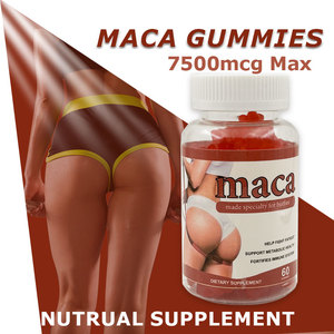 Gomitas de Raíz de Maca de Marca Privada OEM, 60 Unidades, 7500 mg de Extracto de Maca Negra, Suplemento Herbal Adaptógeno para Energía y Resistencia, Vegano, Sin OMG - Product Image 2