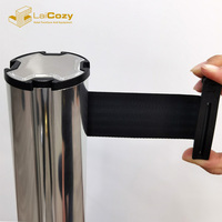 Ceinture de sécurité rétractable en mousseline de soie, équipement pour hôtel, barrière de contrôle du mouvement, nouveauté