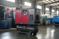 Compresseur d'air intégré ZAKF à vis, 22 kW, 30 CV, à faible consommation d'énergie et faible bruit, avec réservoir et sécheur, pour découpe laser
