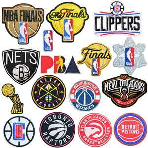 NBA Profi-Basketball-Team-Sportemblem Umweltfreundlicher Aufbügel-<span class=keywords><strong>Patch</strong></span> aus Canvas und PVC für Kleidung Bestickt - Product Image 1