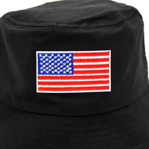 <b>White</b> American Flag Unisex Print Double-Side-Wear Reversible <b>Bucket</b> Hat for Men Women Wide Brim <b>Bucket</b> Fishing & Beach Hats - Product Image 5