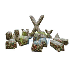 Búnkeres Inflables para <span class=keywords><strong>Paintball</strong></span>, Obstáculos para Tiro con Arco, Obstáculos para Juegos de Disparos de Pintura, Lona de PVC, Certificación EN14960 - Product Image 3