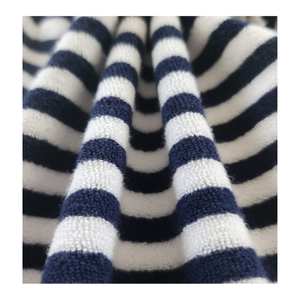KOLTUKSUZ Premium Striped Terry Fabric 240gsm 175cm Width Soft Breathable for Babywear Sleepwear Sportswear <b>Blankets</b> - Product Image 3
