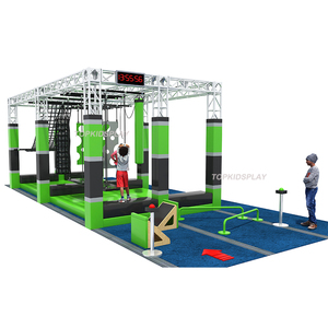 Parc d'aventure avec parcours <span class=keywords><strong>ninja</strong></span> à conception libre, parcours d'obstacles <span class=keywords><strong>Ninja</strong></span> <span class=keywords><strong>Warrior</strong></span> américain pour enfants et adultes à vendre, grandes roues, portes en forme de fromage - Product Image 1