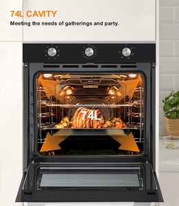 Household Appliances Factory 8 Functions Ovens 74L Multifunction 60cm Large Capacity Built-in Wall Oven - Product Image 3