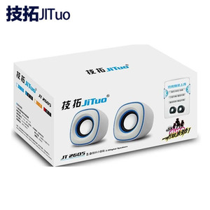 JT-2605 USB <b>Mini</b> Speaker 2.0 Channel Stereo Plug and Play For <b>Laptop</b> Desktop - Product Image 3