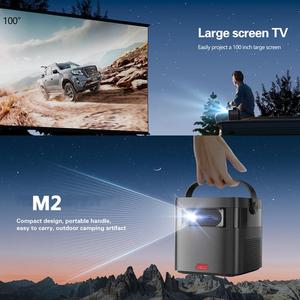 Thiết Kế Mới Mini Xách Tay 1080P Chiếu LED Android Chiếu 4K Full HD <span class=keywords><strong>LCD</strong></span> Video Home Máy Chiếu - Product Image 4