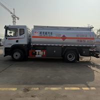 Nouveau camion-citerne à carburant Dongfeng 4x2 de 15 000 litres en acier au carbone diesel, 6 compartiments, transmission manuelle à 8 vitesses