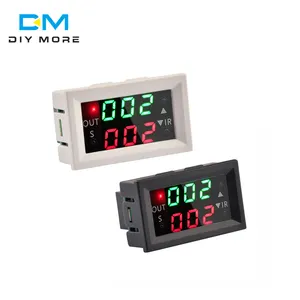 DC 12V 20A Mini Dual LED Display Digital Time Delay Relay Timer Relay Module Timing Delay Cycle Double LED Display