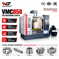 Centre d'usinage vertical WOJIE VMC850 pour l'usinage de moules complexes et de pièces automobiles