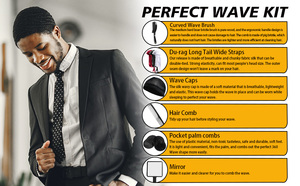 Sóng Kit sóng bom mát & bơ nuôi dưỡng & tạo ra sóng tạo kiểu tóc sóng cap giữ lượn sóng kiểu tóc sóng thiết lập tạo ra làn sóng hoàn hảo phong cách - Product Image 5