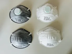 XL maschera antipolvere FFP2 adatta per la testa per adulti FFP2 EN149 mascheratore viso antipolvere fabbrica all'ingrosso 4ply con valvola uomo maschera protettiva