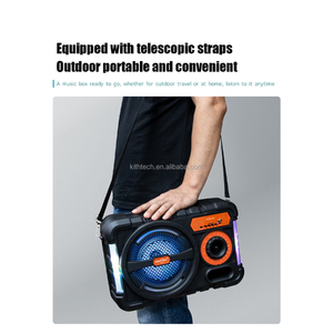 Chất Lượng Cao GTS-2139 Loa Không Dây Loa Karaoke Ngoài Trời 1200MAh Có Thể Sạc Lại Đảng Loa Di Động Với Mic Không Dây - Product Image 5