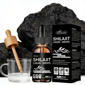 Gocce Energizzanti Shilajit Liquido Integratore Energetico Naturale Resina di Shilajit dell'Himalaya Bevande Energetiche al Shilajit - Product Image 1
