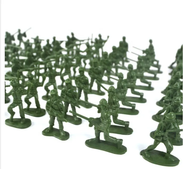 3cm Tropa do Exército 998-3 100PCS Figura Batalha Guerra DIY Cena Modelo Crianças Crianças Figuras de Brinquedo Adulto Engraçado Coleção Plástico