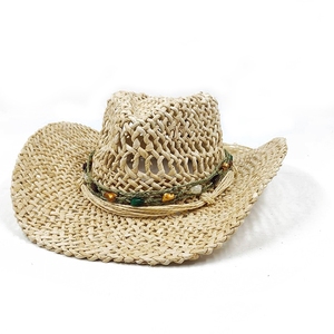 Großhandel Sommer Neue Mode Herren Cowboy Mexiko Strohhut Strandurlaub Maisstrohhut - Product Image 1