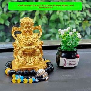 Einzigartige Harz-Dekoration des Wohlstands-Gottes für die Mittelkonsole im Herrenauto - Product Image 3