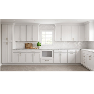 Microwave Base Cabinet 30 Inch Shaker 2-Drawer Open Shelf RTA Wholesale Vietnam Factory - Product Image 6