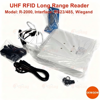 Lecteur RFID UHF longue portée haute performance, antenne 8dbi intégrée, module pour système d'identification automatique des véhicules
