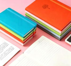 Cuaderno de Cuero PU Clásico 2026 Personalizado con Banda Elástica Suave y Rígida, Diario, Agenda, Cuaderno para el Trabajo y la Escuela - Product Image 5