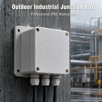 Boîtier de jonction extérieur étanche, petite boîte en plastique pour projets, boîtier électrique étanche, boîtier DIY étanche, boîte de jonction