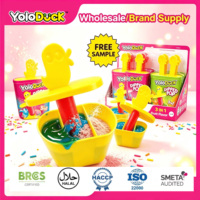 Yoloduck Vente en gros préférentielle Certificat Halal/Kosher Jouet Bonbon Magique pour Cheveux, Sucette Liquide à la Saveur Cola et Confiture de Fruits