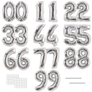Globos de Helio de 32 Pulgadas para Decoración de Eventos, Cumpleaños, Aniversarios, Número Inflable, Paquete Individual al por Mayor - Product Image 3
