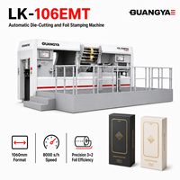 Presse à découper automatique à chaud pour emballages de téléphones électroniques, 1060 mm et 8000 s/h, haute vitesse, usage intensif, LK-106EMT
