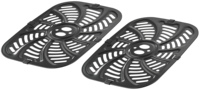 Friggitrice ad Aria Elettrica a Doppio Cestello con Protezione dal Surriscaldamento, Controllo Digitale, Display LED, Struttura in Plastica, Risparmio Energetico