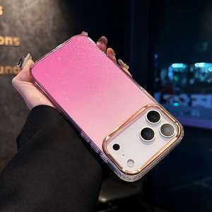 Coque de téléphone transparente dégradée pour iPhone 17 Pro Max, étui de protection antichoc en acrylique PC à grande ouverture pour iPhone 16 - Product Image 6