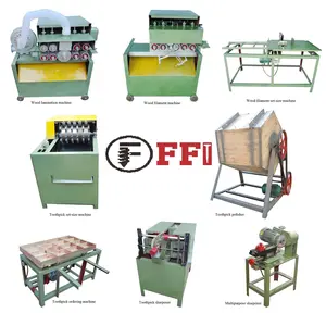 bamboo toothpicks automatic production line equipment for production of wooden toothpicks and skewers