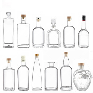Nhà Máy Tùy Chỉnh <span class=keywords><strong>Top</strong></span> Grade Chai Thủy Tinh Cho 100Ml 750Ml 700Ml 500Ml 1L <span class=keywords><strong>Tequila</strong></span> whiky Vodka Gin Tinh Thần Rượu Chai Với <span class=keywords><strong>Cap</strong></span> - Product Image 2