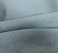 Voilages transparents de haute qualité en tulle uni, prêts à poser pour fenêtres - 3 couleurs en stock : bleu, gris, blanc