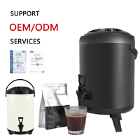 Distributeur de boissons thermique à double paroi ORIX avec robinet pour traiteur, buffet, café, stockage de boissons commerciales