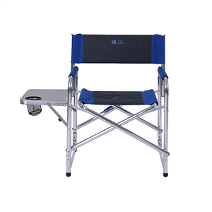 Silla de <span class=keywords><strong>Camping</strong></span> Plegable Ligera con Logotipo Personalizado, Material de Buena Calidad, Silla de Playa Portátil con Reposabrazos y Portavasos - Product Image 2