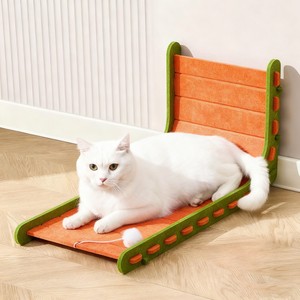 Ventes d'usine, griffoir pour chat, installation en coin, facile à installer, en feutre avec boule de jeu suspendue pour chatons - Product Image 1